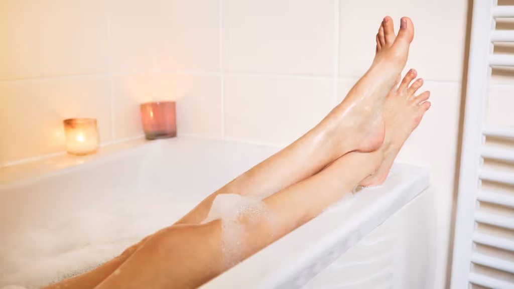 2. Warm Bath or Shower — The Body Temperature Trick